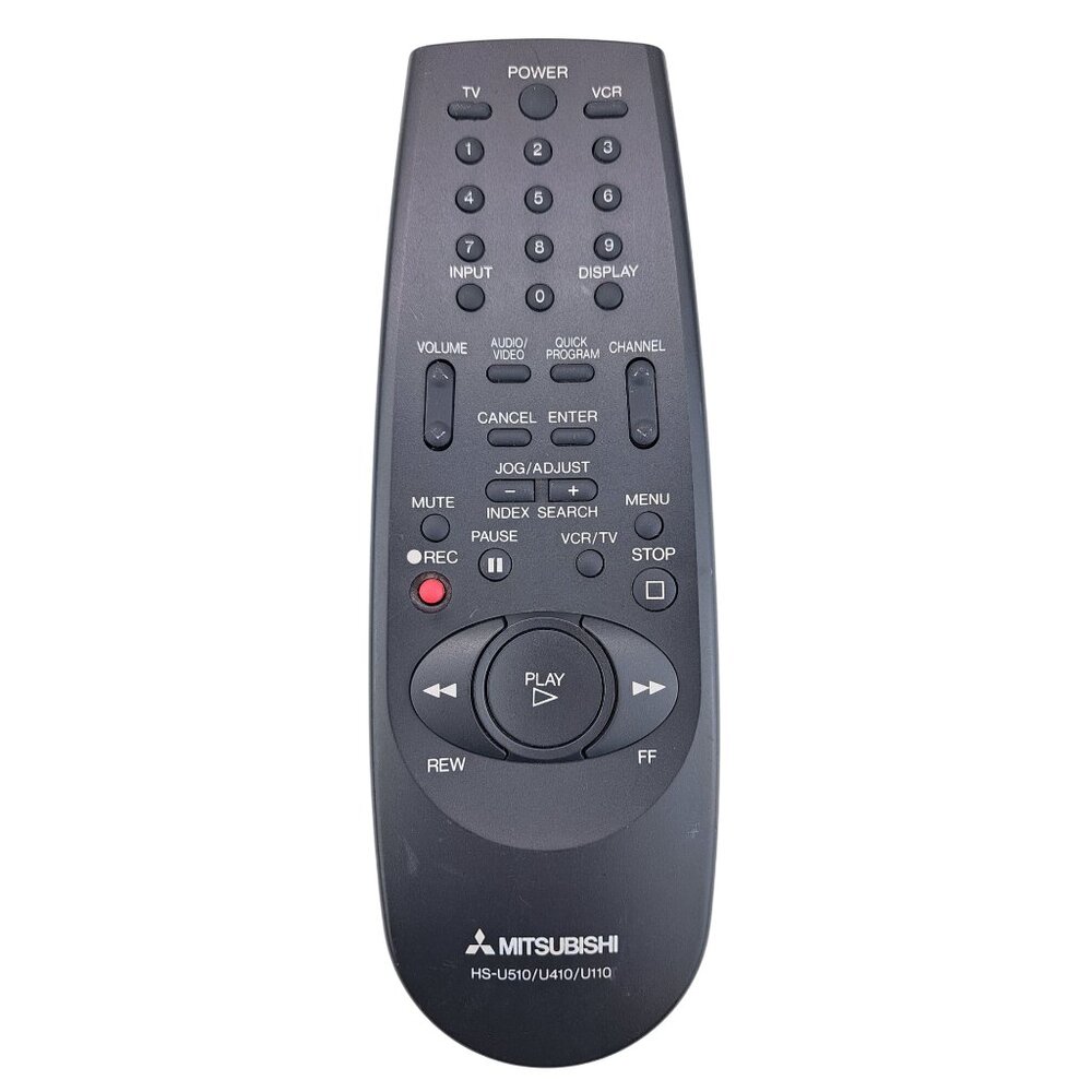 Mitsubishi Remote Control HS-U510/U410/U110 TV VCR Replacement OEM Original